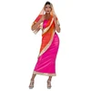 Image de Mom Femme Hindoue Avec Jupe Chemise Et Costume Chal