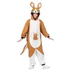 Image de Mom Fille Kigurumi Kangourou Avec Queue Et Costume à Capuche Rembourrée
