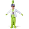 Image de Mom Costume De Professeur K Avec Chapeau Lunettes T-shirt Veste Pantalon Couvre-bottes Et Gants