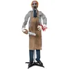 Image de viving - Déguisement Zombie avec tronçonneuse Taille 130 x 18 x 70 cm, Multicolore (1)