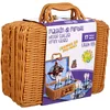 Image de Tachan CPA Toy Group 20517 Set de Pique-Nique Vichy dans Un Panier en Osier