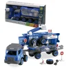 Image de Tachan Camion De Police Son électrique Montage Et Télécommande