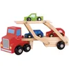Image de Tachan Camion Transporteur véhicule en Bois - Comprend 3 Voitures colorées (CPA Toy Group 795T00843)