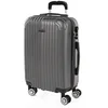 Image de ITACA - Valise Cabine 55x40x20 Rigide Légère à Roulette 4 Roues Pivotantes avec Cadenas à Combinaison Bagage Cabine Idéal pour Voyager en Avion Petite Valise Compacte Compatible avec Rya, Anthracite