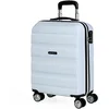 Image de ITACA - Valise Cabine 55x40x20 Rigide légère à Roulette 4 Roues pivotantes avec Cadenas à Combinaison. Bagage idéal pour Voyager en Avion Petite, compacte, Compatible avec Ryanair, Blanc