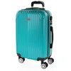 Image de ITACA - Valise Cabine 55x40x20 Rigide Légère à Roulette 4 Roues Pivotantes avec Cadenas à Combinaison Bagage Cabine Idéal pour Voyager en Avion Petite Valise Compacte Compatible avec Ry, Vert Menthe