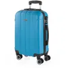 Image de ITACA - Valise Cabine 55x35x20 Rigide Légère à Roulette 4 Roues Pivotantes avec Cadenas à Combinaison Bagage Cabine Idéal pour Voyager en Avion Petite Valise Compacte, Turquoise