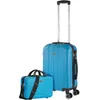 Image de ITACA - Valise Rigide Grande Taille 158 cm - Bagage Soute 23 kg Solide ABS - Trolley Valise Moyenne - Bagage Taille Moyenne. Cadenas à Combinaison ., Turquoise