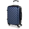 Image de ITACA - Valise Cabine 55x40x25 Rigide Légère à Roulette 4 Roues Pivotantes avec Cadenas à Combinaison TSA Bagage Cabine Idéal pour Voyager en Avion Petite Valise Compacte Compatible avec Ryana, Bleu