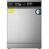 Image de Cecotec Lave-vaisselle 60cm Bolero Aguazero 6210 Inox D Lave-vaisselle inox, 15 couverts, Classe D, écran FullColor XXL, 14 programmes, Lavage Dual Zone, Aquastop, Dry+, Plateau réglable et AutoClean.