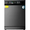 Image de Cecotec Lave-vaisselle 60cm Bolero Aguazero 6210 Dark D Lave-vaisselle foncé, 15 couverts, Classe D, écran FullColor XXL, Dual Zone, Aquastop, Dry+, Plateau réglable, AutoClean, Sécurité Enfant.