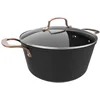 Image de Cecotec Olles Polka 24 et 28 cm Aluminium, revêtement antiadhésif, convient à tous les types de cuisines et de lave-vaisselle Fond indéformable (collection Fantasy Gold 28 cm)