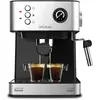 Image de Cecotec Machine à Café Espress Power Espresso 20 Professionale, 850 W, 20 bars de Pression, Manomètre, 1,6L, Bras Double Sortie, Buse Vapeur, Plateau Réchauffe-Tasses, Finitions en Acier Inoxydable
