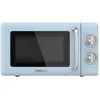 Image de Cecotec Micro-Ondes Mécanique Proclean 3010 Retro Bleu. 20 L, 700 W en 6 niveaux, minuterie jusqu'à 30 minutes, mode dégivrage, design vintage bleu, finitions en acier.