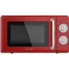 Image de Cecotec Micro-Ondes Mécanique Proclean 3010 Rouge Rétro 20 L. 700 W sur 6 Niveaux, Minuterie jusqu'à 30 Minutes, Mode Décongélation, Design Vintage en Rouge, Finitions Acier
