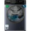 Image de Cecotec Lave Linge Bolero Dresscode 7610 Inverter Ice Blue A; capacité de 7 Kg Ice Blue Chargement frontal, 1400 tr/min, Classe A, Avec Fonction Vapeur, Moteur Inverter Plus, 15 Programmes