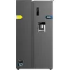 Image de Cecotec Réfrigérateur Américain de 559 Litres Bolero CoolMarket SBS 562 Dark D. 177 cm de Hauteur et 90 cm de Largeur, Classe D, Système Multi Air Flow, No Frost Total, Moteur Inverter Plus