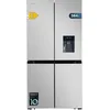 Image de Cecotec Réfrigérateur Américain 4 Portes Inox 560 L Bolero CoolMarket 4D 564 Inox E. 183 cm de Hauteur, 91 cm de Largeur, Distributeur d’Eau, Faible Consommation, Moteur Inverter Plus, Total NoFrost