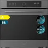 Image de Cecotec Four Encastrable Multifonction 60 cm Bolero Hexa AF316000 Matt A 3400 W, Capacité de 81 L, 11 Fonctions avec Airfryer Master, Pizza Master, Steam Assist, Steam EasyClean, 3D Cooking, Defrost
