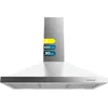 Image de Cecotec Hotte aspirante 90 cm Pyramidale Bolero Flux PM 906500 Inox A. Moteur 165 W, Finition noire, Aspiration 650 m3/h, Commande mécanique, 3 niveaux de puissance, Lumière et Filtre à charbon