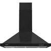 Image de Cecotec Hotte Aspirante Pyramidale de 60 cm Bolero Flux PM 604300 Noir C. Moteur 105 W, Aspiration 430 m3/h, Commande Mécanique, 3 Niveaux de Puissance, Lumière, Filtre en Aluminium, Finition Noire