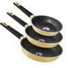 Image de Cecotec Set de poêles Polka Experience 18-22-26 Bucket Set Vulcano (18-22 - 26 cm, Experience Kollektion | Jaune)