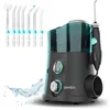 Image de Cecotec Hydropulseur Bucal Bamba ToothCare 1200 Jet Pro 7 buses jusqu'à 1250-1700 impulsions par minute, écran LED, capacité 1000 ml, 10 réglages de pression, IPX4, déinfection à la lumière UV