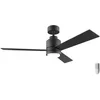Image de Cecotec Ventilateur de Plafond Energysilence Aero 4850 Style Black, 30 W, Diamètre 48", 3 Lames, Télécommande, Moteur DC, 6 Vitesses, Mode d'Hiver-Été, Brise Naturelle