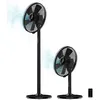 Image de Cecotec Ventilateur sur pied et de bureau EnergySilence 555 2in1 Smart XL. 55 W, 16" de diamètre, 5 pales, moteur en cuivre, télécommande, 3 modes et 3 vitesses, minuterie 7 heures et oscillation