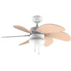 Image de Cecotec Ventilateur de Plafond EnergySilence 3600 Vision Orange, 50 W, Diamètre 92 cm, Lampe, 3 Vitesses, 6 Pales Réversibles, Fonction Été/Hiver, Interrupteur à Chaîne, Blanc/Orange