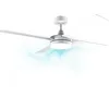 Image de Cecotec Ventilateur de Plafond avec Lumière LED EnergySilence Aero 5200 White Line, Télécommande, minuterie, 60 W, moteur en cuivre, 52", 4 pales, 3 vitesses, fonction hivernale
