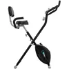 Image de Cecotec Vélo d'appartement pliable avec dossier DrumFit X-Bike Neo Pro Écran LCD, résistance magnétique variable, selle confort et poignées latérales, support pour tablette et roues