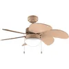 Image de Cecotec - Ventilateur de Plafond avec Lumière EnergySilence Aero 3600 Vision Full Orange - 50 W, Diamètre 91 cm, Ampoule non Incluse, 3 vitesses, 6 Pales, Mode Été/Hiver, Design Élégant