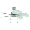 Image de Cecotec - Ventilateur de Plafond avec Lumière EnergySilence Aero 3600 Vision Full Mint - 50 W, Diamètre 91 cm, Ampoule non Incluse, 3 vitesses, 6 Pales, Mode Été/Hiver, Design Élégant