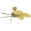 Image de Cecotec Ventilateur de Plafond Avec Lumière EnergySilence Aero 3600 Vision Full Yellow. 50 W, Diamètre 91 cm, Ampoule non Incluse, 3 vitesses, 6 Pales, Mode Été/Hiver, Design Élégant