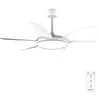 Image de Cecotec Ventilateur de Plafond avec Lumière EnergySilence Aero 5200 White Pro. 36W, Moteur DC, 6 Pales, Diamètre 52 Pouces (132 cm), Lumière LED, Télécommande, Minuterie et Mode Été-Hiver