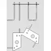 Image de Marset Domus Plaque de fixation au sol, pour 2 luminaires, A734-041, 2 x