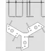 Image de Marset Domus Plaque de fixation au sol, pour 3 luminaires, A734-042, 3 x