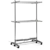 Image de InnovaGoods Dryllon Étendoir Électrique Pliable - 12 Barres, Flux d’Air, Portable avec Roues, Acier/Acrylonitrile, Gris, 87x143.5x64.5 cm