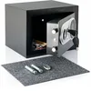 Image de InnovaGoods - Coffre-fort Électronique Safeck, Robuste en Acier Allié, Serrure Numérique 4 Chiffres, Double Sécurité, Polyvalent, LED, Noir, Multicolore