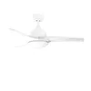 Image de Orbegozo CP 126105 Ventilateur de plafond 105 cm moteur DC 35 W 6 vitesses 3 pales silencieux télécommande réversible été/hiver LED 24 W 1200 lm 3000-6500 K minuterie 1-8h 2 tiges incl.