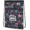 Image de SKPAT - Sac à Dos Cordon pour Enfant - Sac à Cordon pour Fille/Garçon Multi Fonctions - Sac à Cordon de Sport en Tissu Léger et Résistant, Noir