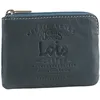Image de Lois - Porte-Monnaie Homme Petit - Portefeuilles pour Homme Cuir Véritable - Portefeuille Femme - Portefeuille Homme - Portefeuille Porte-Cartes Homme avec Porte-clés Inclus - 11002, Bleu