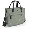 Image de SKPAT - Sac A Main élégant et pratique, Sac Femme spacieux au design moderne, parfait pour le bureau, les études et les sorties quotidienne., Kaki