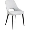 Image de Angel Cerda Chaise tapissée en Tissu. Structure de Pieds en Acier Inoxydable en Noir Mat. Marque