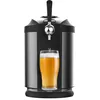 Image de Cecotec Tireuse à Bière BeerFlow Steel 5000. Machine à Bière 65W, température réglable de 2-12°C,Compatible avec barils pressurisés et non pressurisés de 5L, avec finition inox et pieds antidérapants