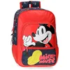 Image de Disney Mickey Mouse Fashion Sac à dos scolaire Multicolore 30 x 38 x 12 cm Microfibre 13,68 L, multicolore, Sac à dos scolaire