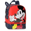 Image de Disney Mickey Mouse Fashion Sac à dos avec porte-goûter Multicolore 23x28x13 cm Microfibre 8,37L, multicolore, Sac à dos avec porte-goûter