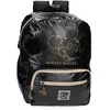 Image de Disney Mickey Outline Sac à dos scolaire pour ordinateur portable 13,3" Noir 32 x 42 x 15 cm Polyester 20,16L, Noir, Sac à dos scolaire pour ordinateur portable