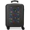 Image de Valise Cabine Roll Road Next Level Noir 38x55x20 cms ABS Rigide Serrure latérale à combinaison 35L 2 kgs 4 Doubles roues Bagage à main